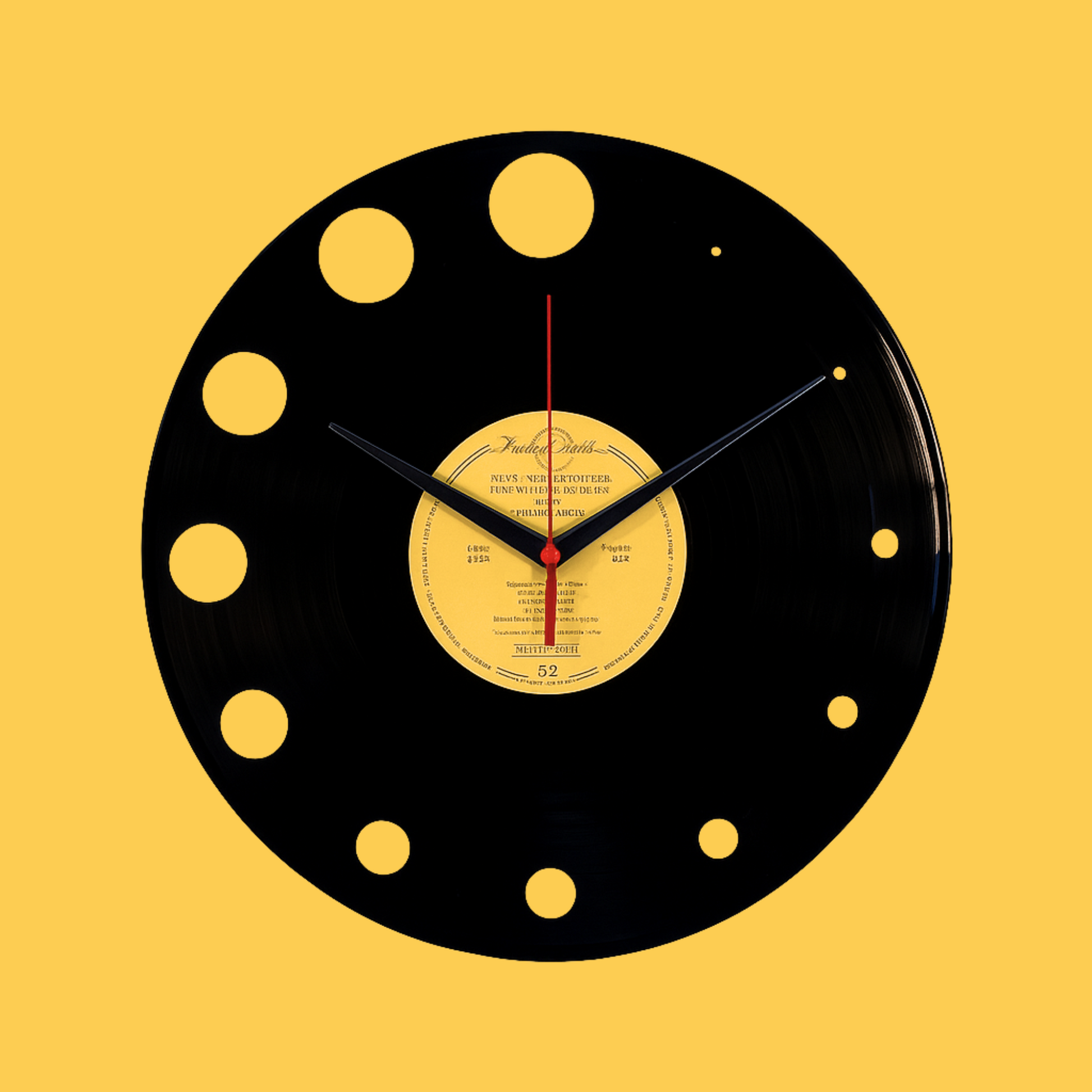 Vinyl Wall-Clock B