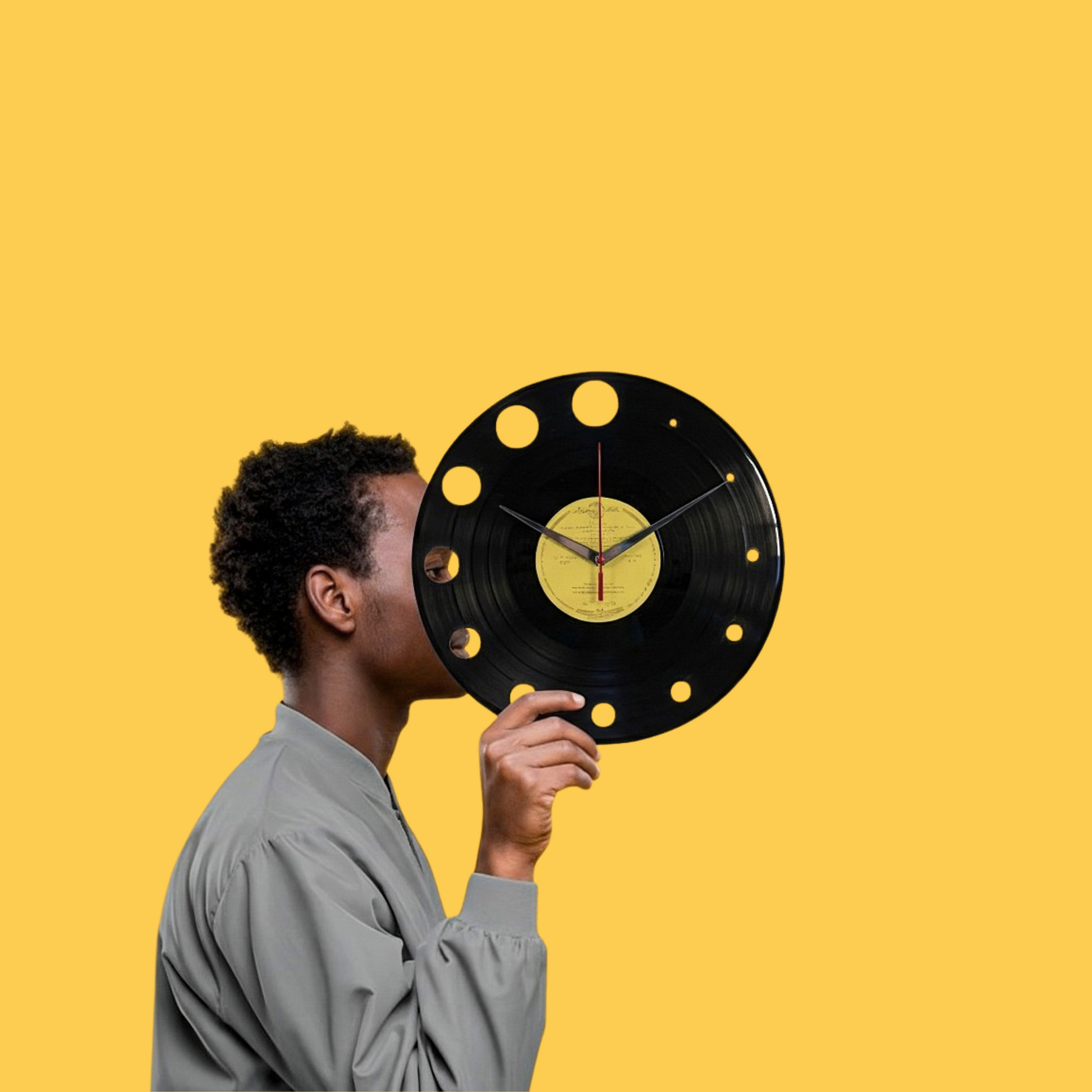 Vinyl Wall-Clock B